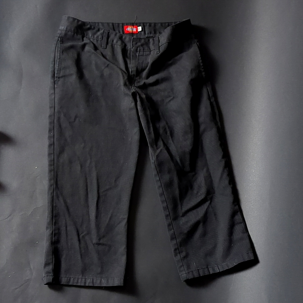Vintage Y2K Dickies Black Capri Pants